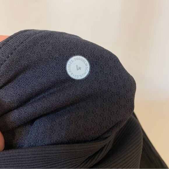 Lululemon Wunder Under High-Rise Tight Ribbed 28" Black Size 4 - Picture 5 of 8